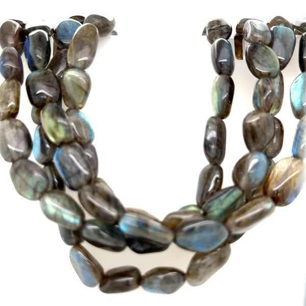 Labradorite Beads 4 Row on Magnetic Clasp