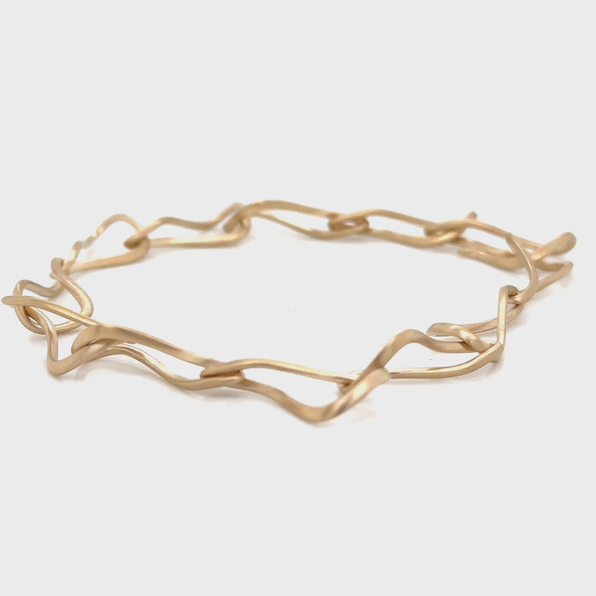 14ct Yellow Gold Cascade Bracelet