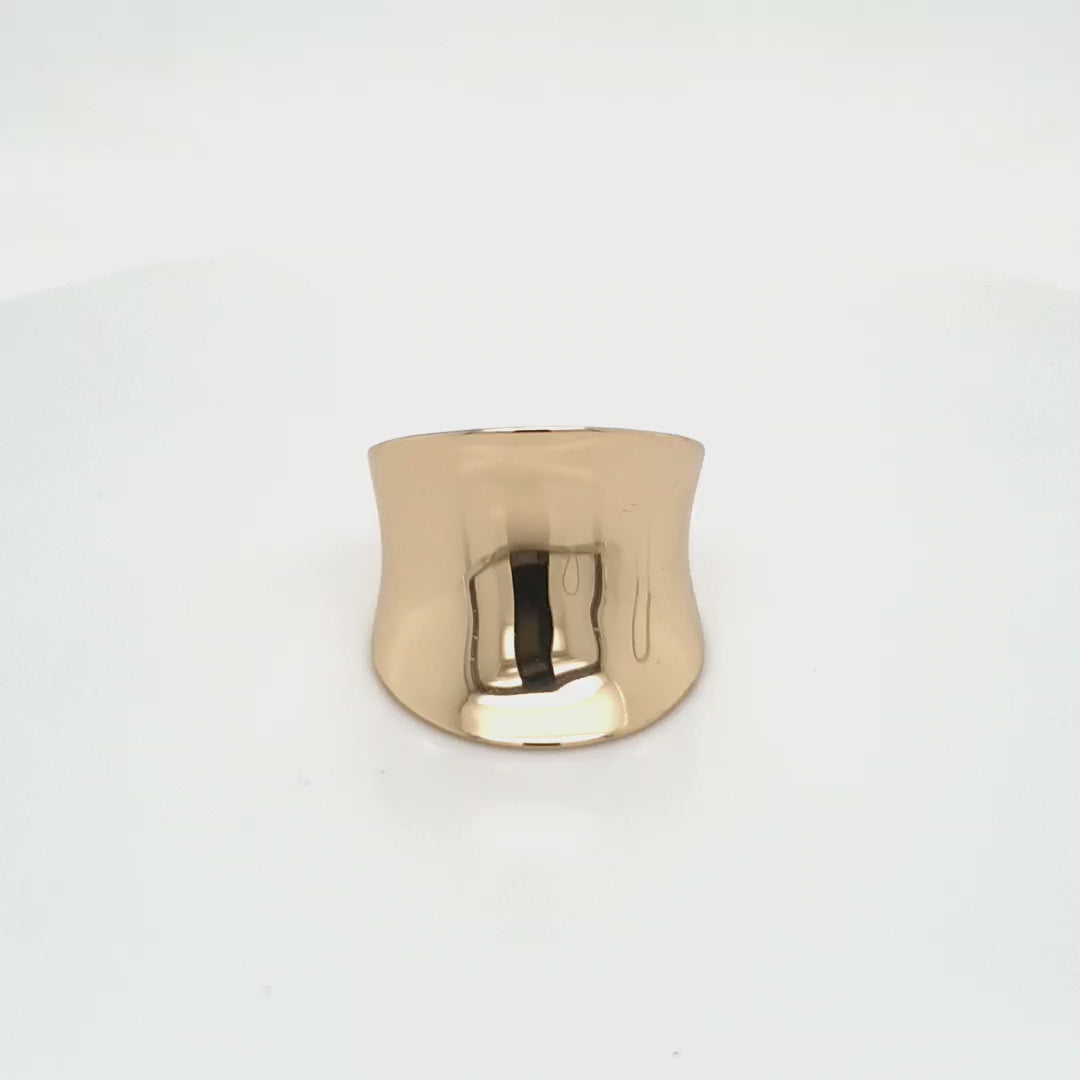 Aquaforte Gold plated ring