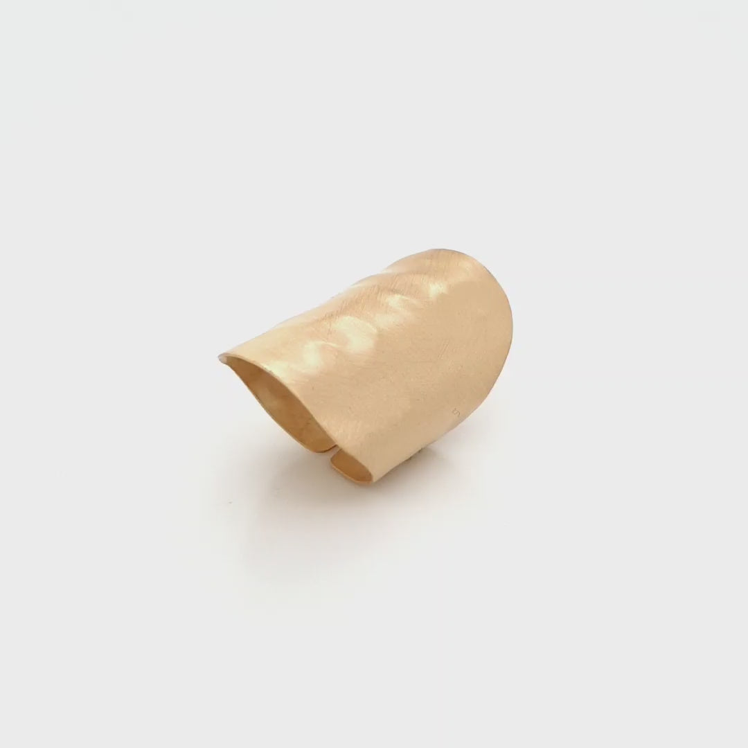 Aquaforte Gold plated ring