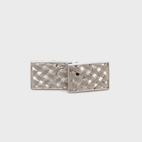 Sterling Silver Gate Style Cufflinks