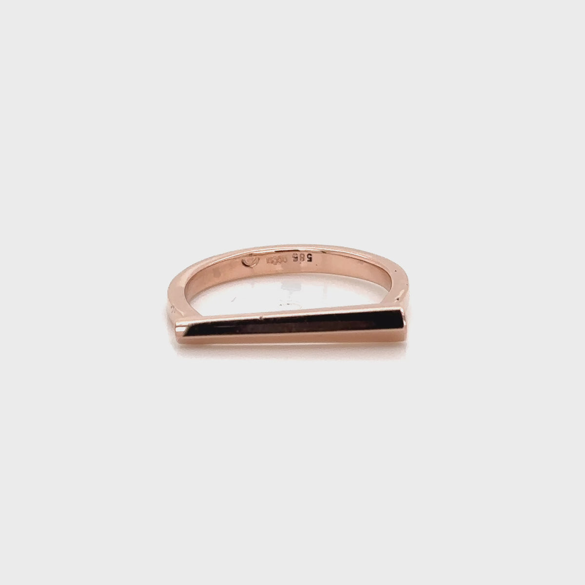 14ct Rose Gold Cascade Ring