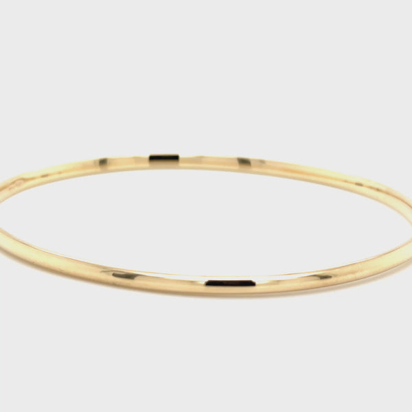 9ct Yellow Gold Handmade ESL Bangle 7.2grm