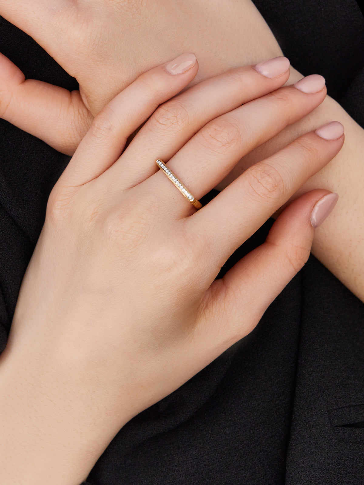 Nanis 18ct Yellow Gold Diamond Ring