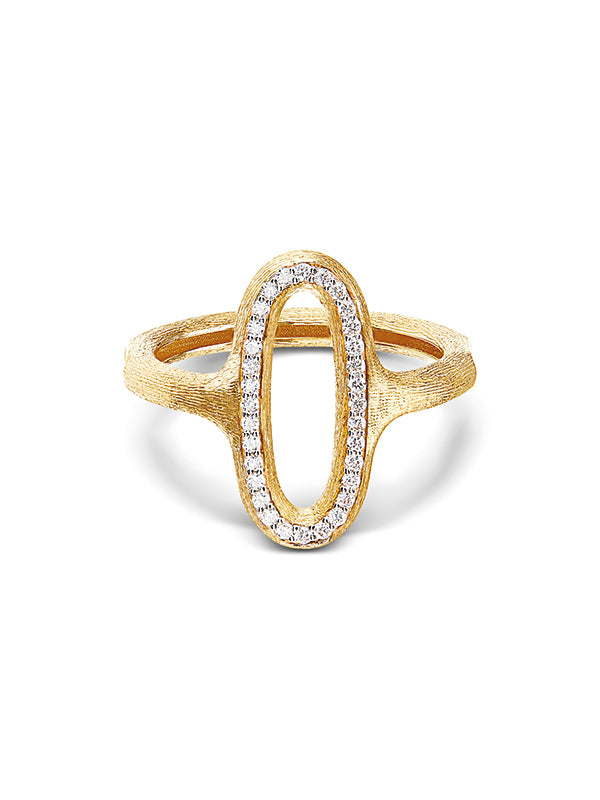 Nanis 18ct Yellow Gold Diamond Ring