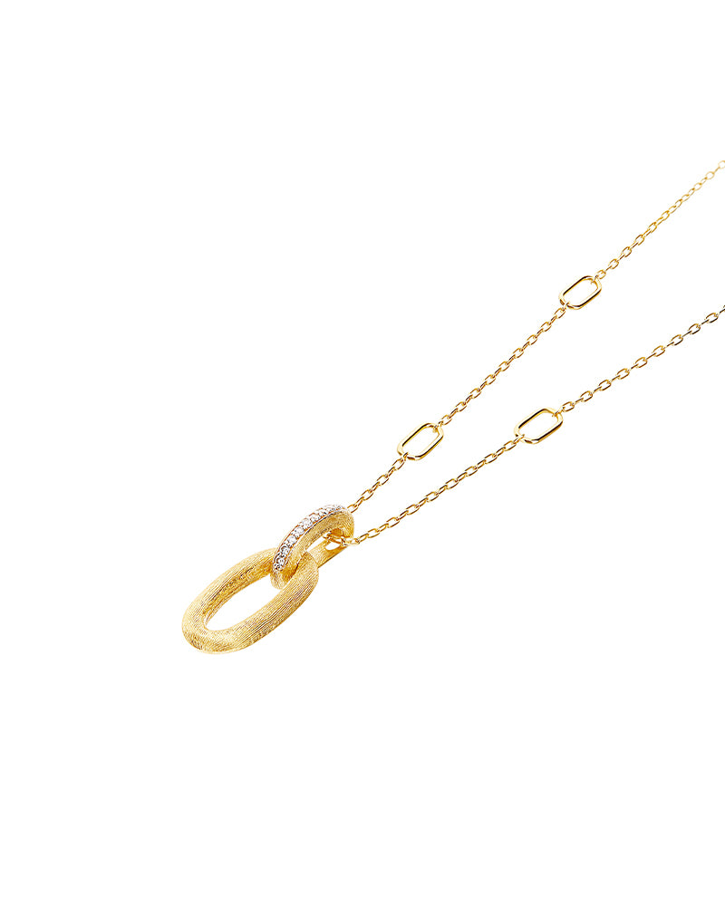 Nanis 18ct Yellow Gold and Diamond Necklet