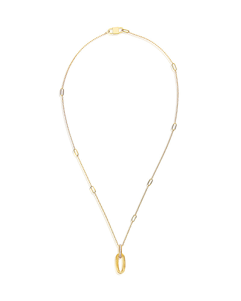 Nanis 18ct Yellow Gold and Diamond Necklet