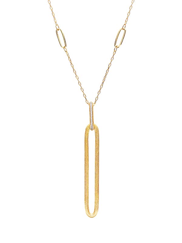Nanis 18ct Yellow Gold and Diamond Necklet