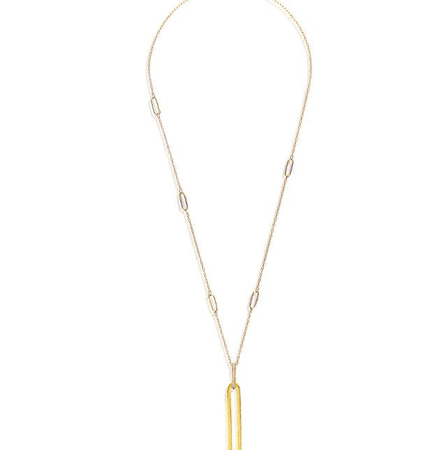 Nanis 18ct Yellow Gold and Diamond Necklet