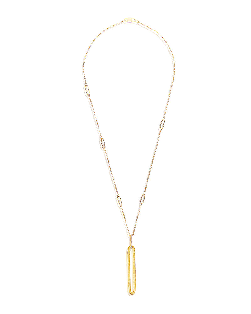 Nanis 18ct Yellow Gold and Diamond Necklet
