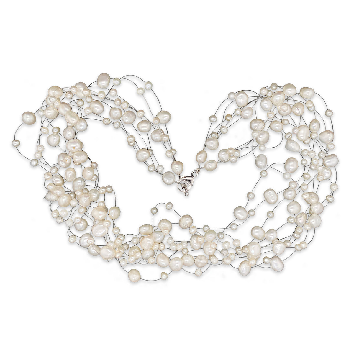 Multistrand Freshwater Pearl Necklet